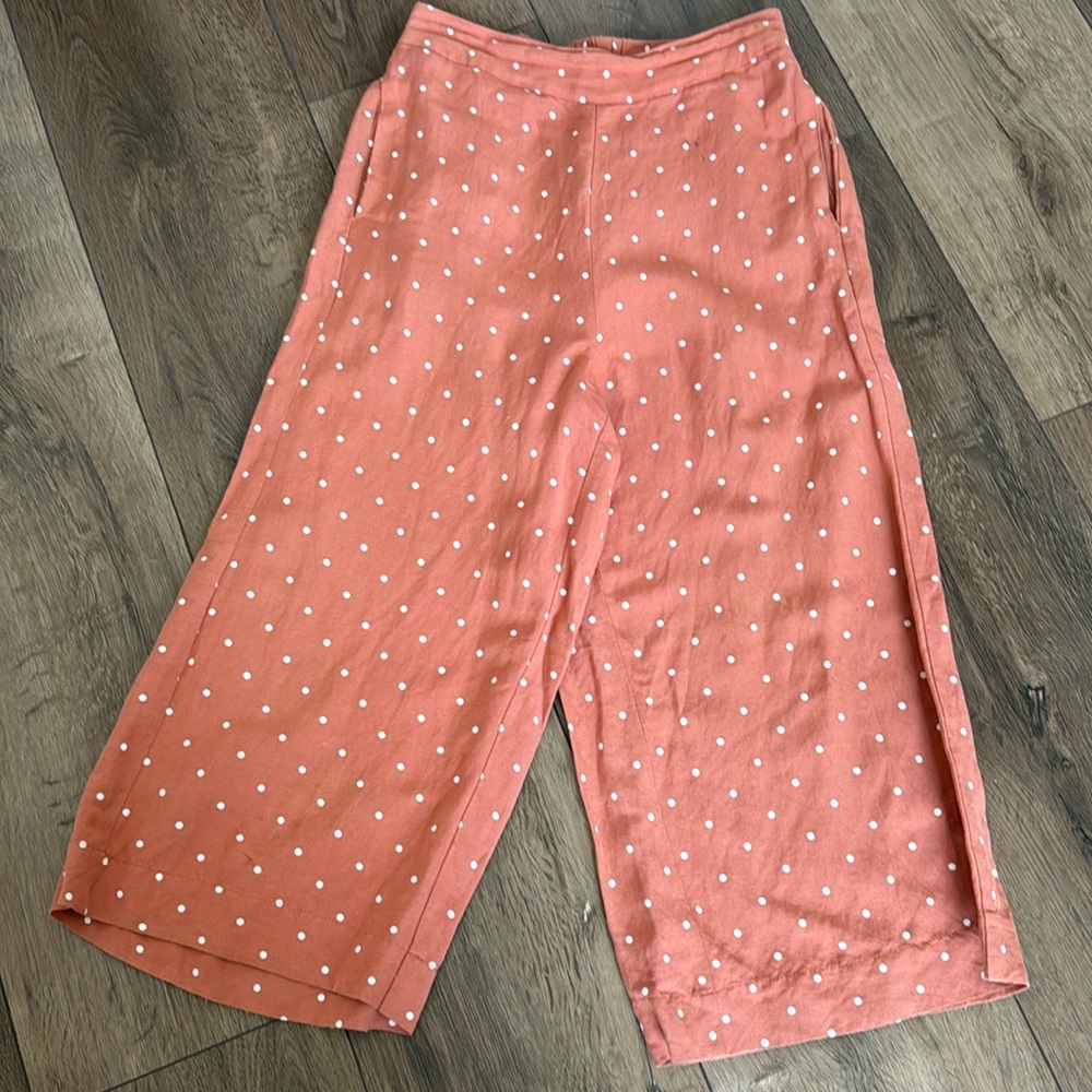 Madewell Polka Dot Straight Pant